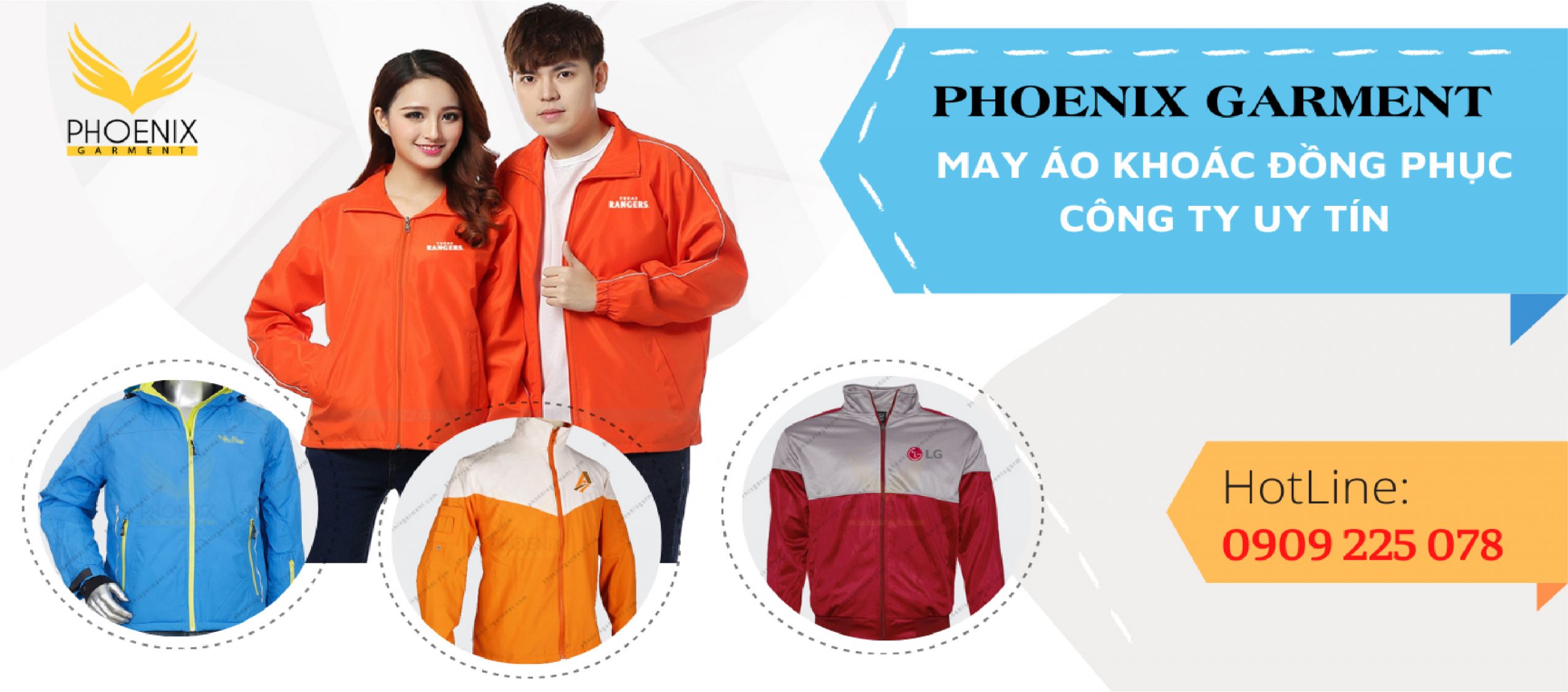 may áo khoác gió công ty - phoenix garment