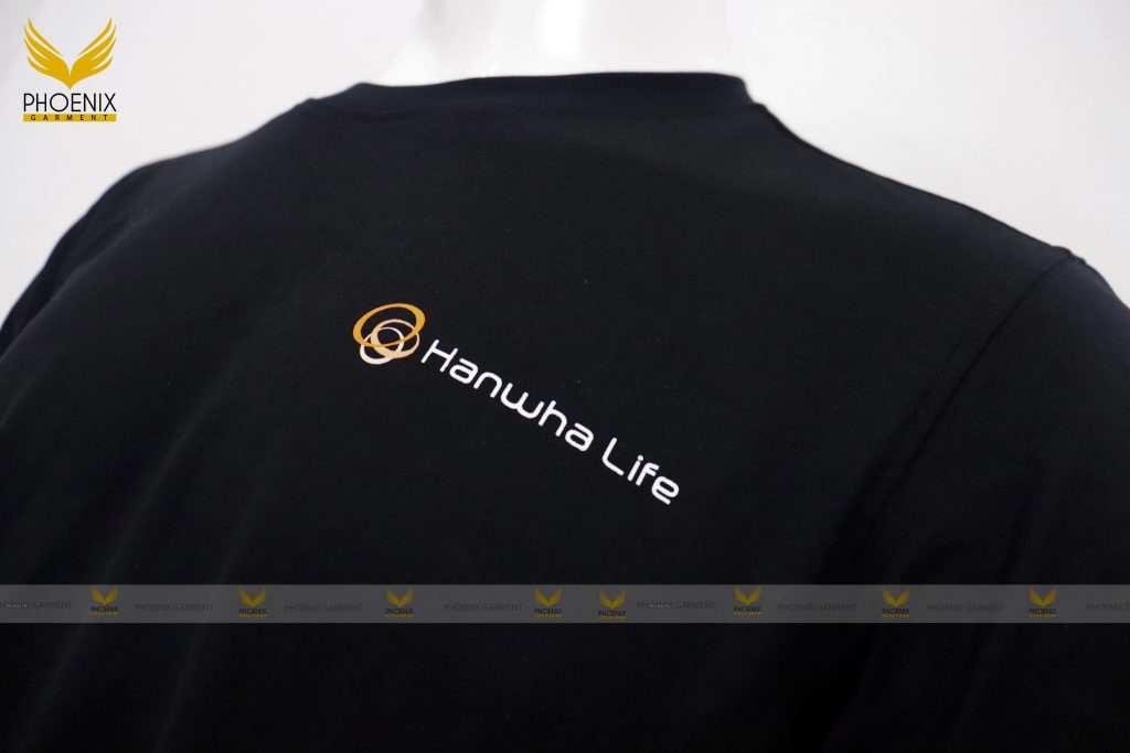 may áo thun đồng phục đồng phục nhân viên Hanwha Life (10)
